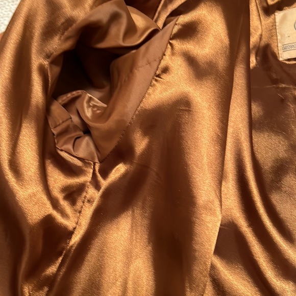 Vintage GEORGETOWN LEATHER DESIGN Button Down Blazer Jacket S - Picture 12 of 16